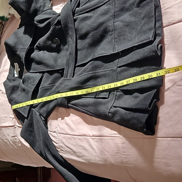 Calvin Klein wool blend black coat - Picture 11 of 11